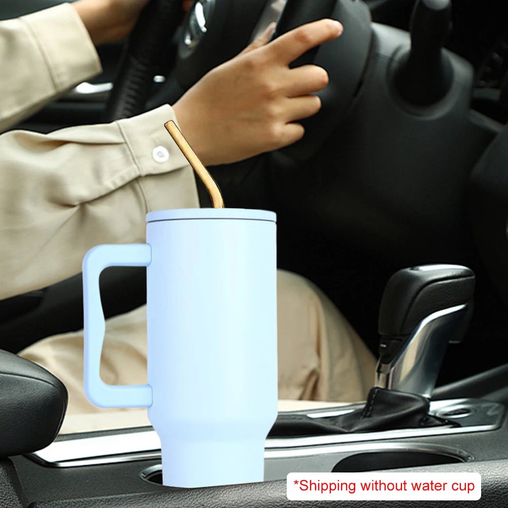 4Pcs Stainless Steel Straw with Straw Brush Replacement Straw Drinking Straws for Stanley 40oz Cup Accessories