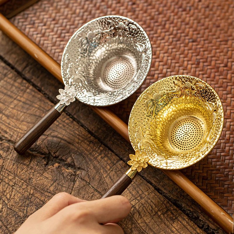 Mesh Tea Strainer Stainless Steel Filter Sieve Teaware Tea Drain Useful Tea Infusers Tea Ceremony Kitchen Accessories