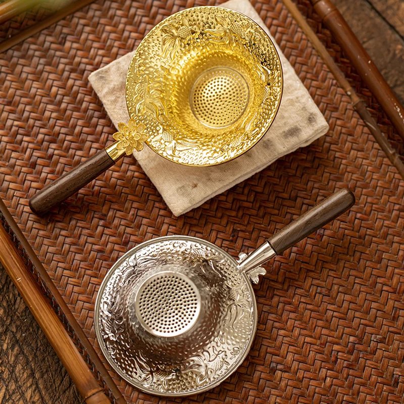 Mesh Tea Strainer Stainless Steel Filter Sieve Teaware Tea Drain Useful Tea Infusers Tea Ceremony Kitchen Accessories