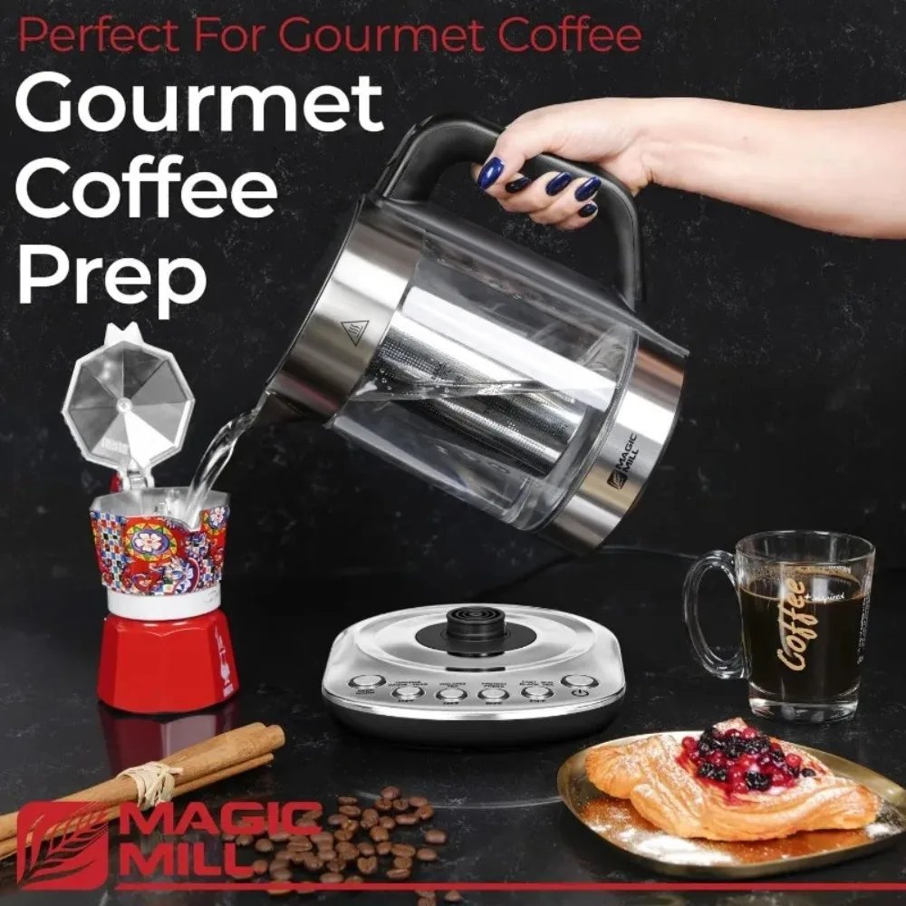 Hot Sale.Pro Electric Kettle with tea Infuser and Temperature Control - Keep Warm Function, Rapid Boil, Automatic Safety Shut Hot Sale.Pro Electric Kettle with tea Infuser and Temperature Control - Keep Warm Function, Rapid Boil, Automatic Safety Shut