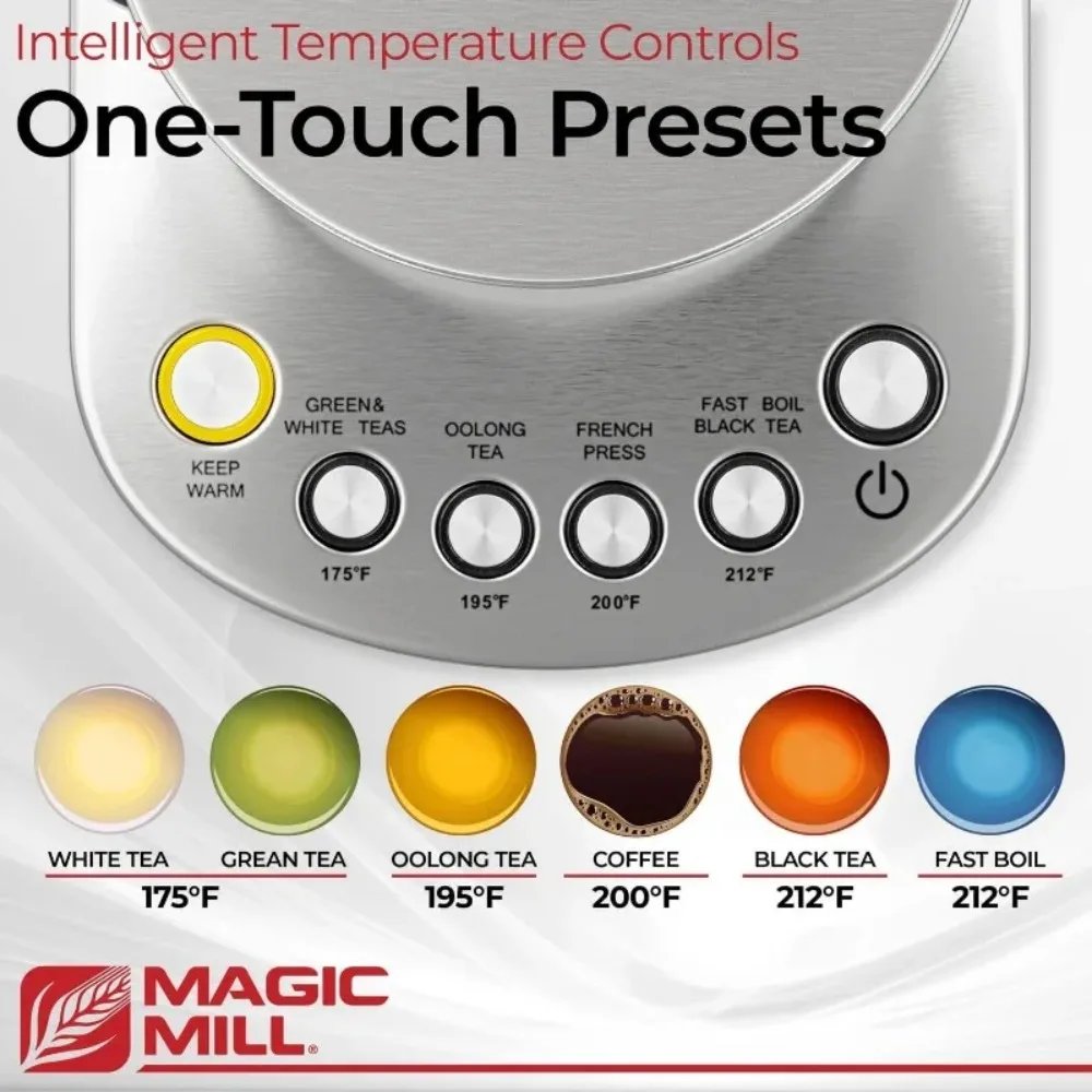 Hot Sale.Pro Electric Kettle with tea Infuser and Temperature Control - Keep Warm Function, Rapid Boil, Automatic Safety Shut Hot Sale.Pro Electric Kettle with tea Infuser and Temperature Control - Keep Warm Function, Rapid Boil, Automatic Safety Shut