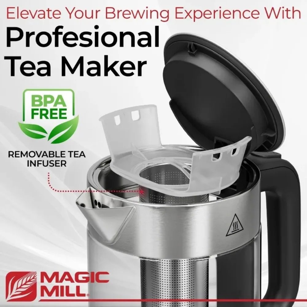 Hot Sale.Pro Electric Kettle with tea Infuser and Temperature Control - Keep Warm Function, Rapid Boil, Automatic Safety Shut Hot Sale.Pro Electric Kettle with tea Infuser and Temperature Control - Keep Warm Function, Rapid Boil, Automatic Safety Shut