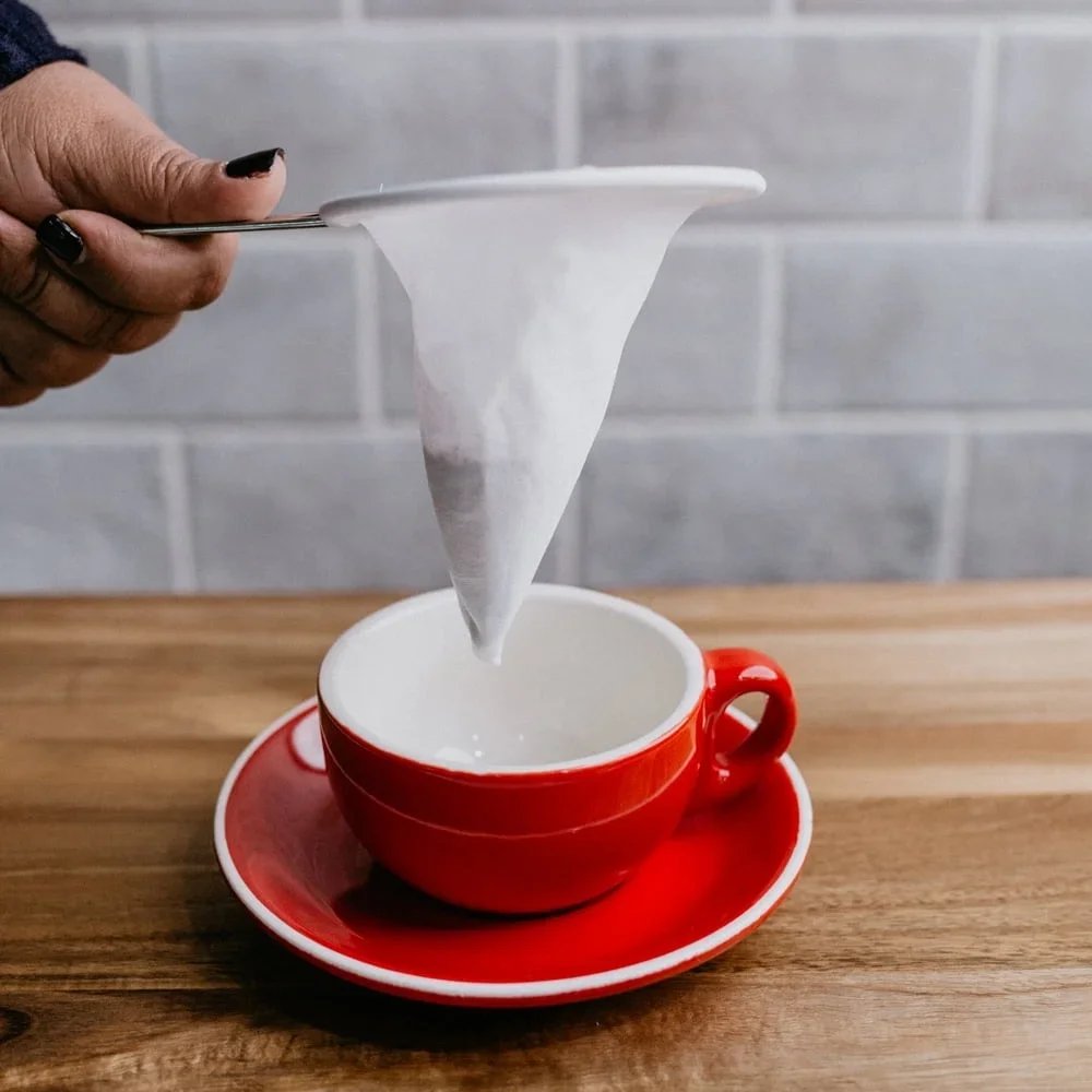 Reusable Coffee Filter Fine Mesh Strainer Tea Infuser Eco-Friendly Pour Over Coffee Maker Durable Kitchen Tool Ground-Free