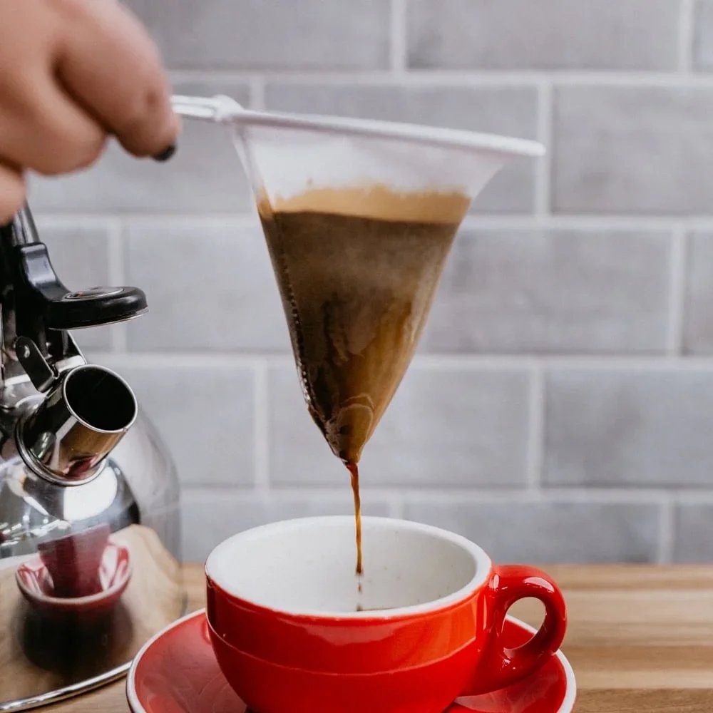 Reusable Coffee Filter Fine Mesh Strainer Tea Infuser Eco-Friendly Pour Over Coffee Maker Durable Kitchen Tool Ground-Free