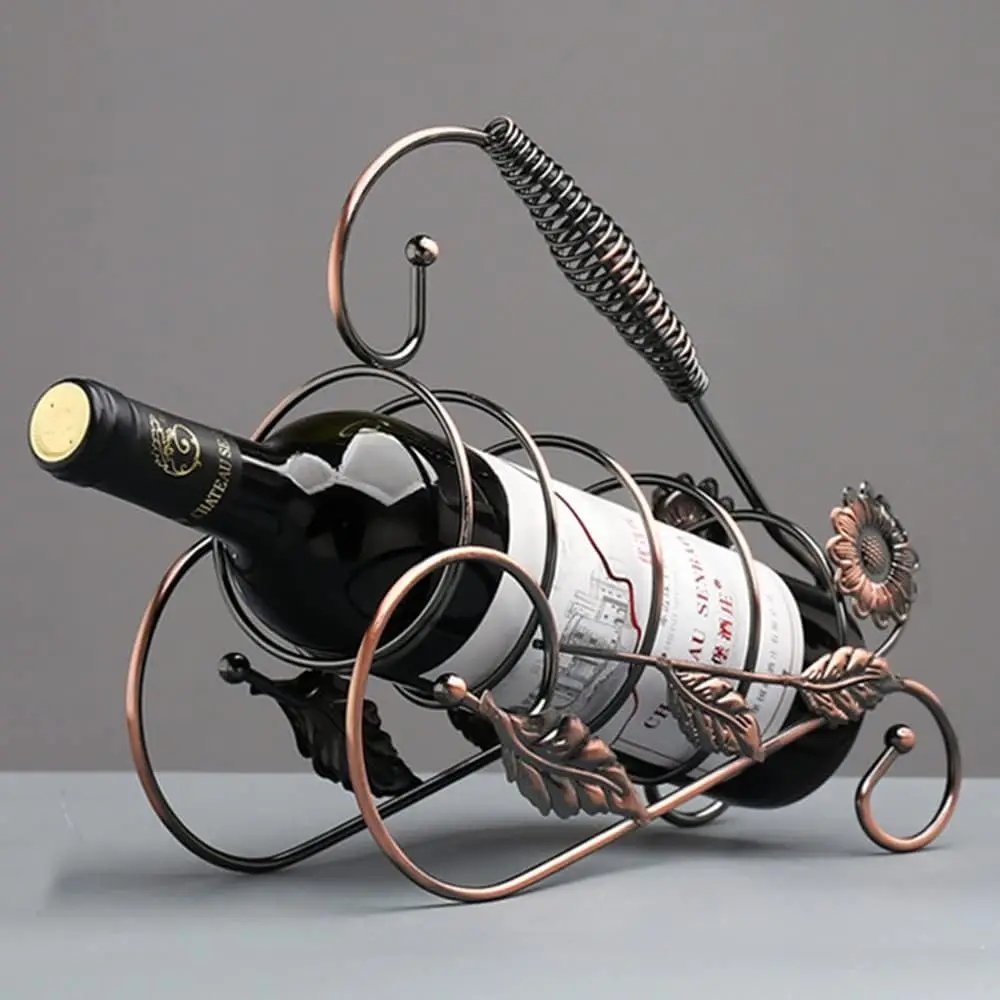 Fantasee - Wine Glass Holder, Tabletop Stemware Rack with 6 Wine Glass Drying Rack Stand