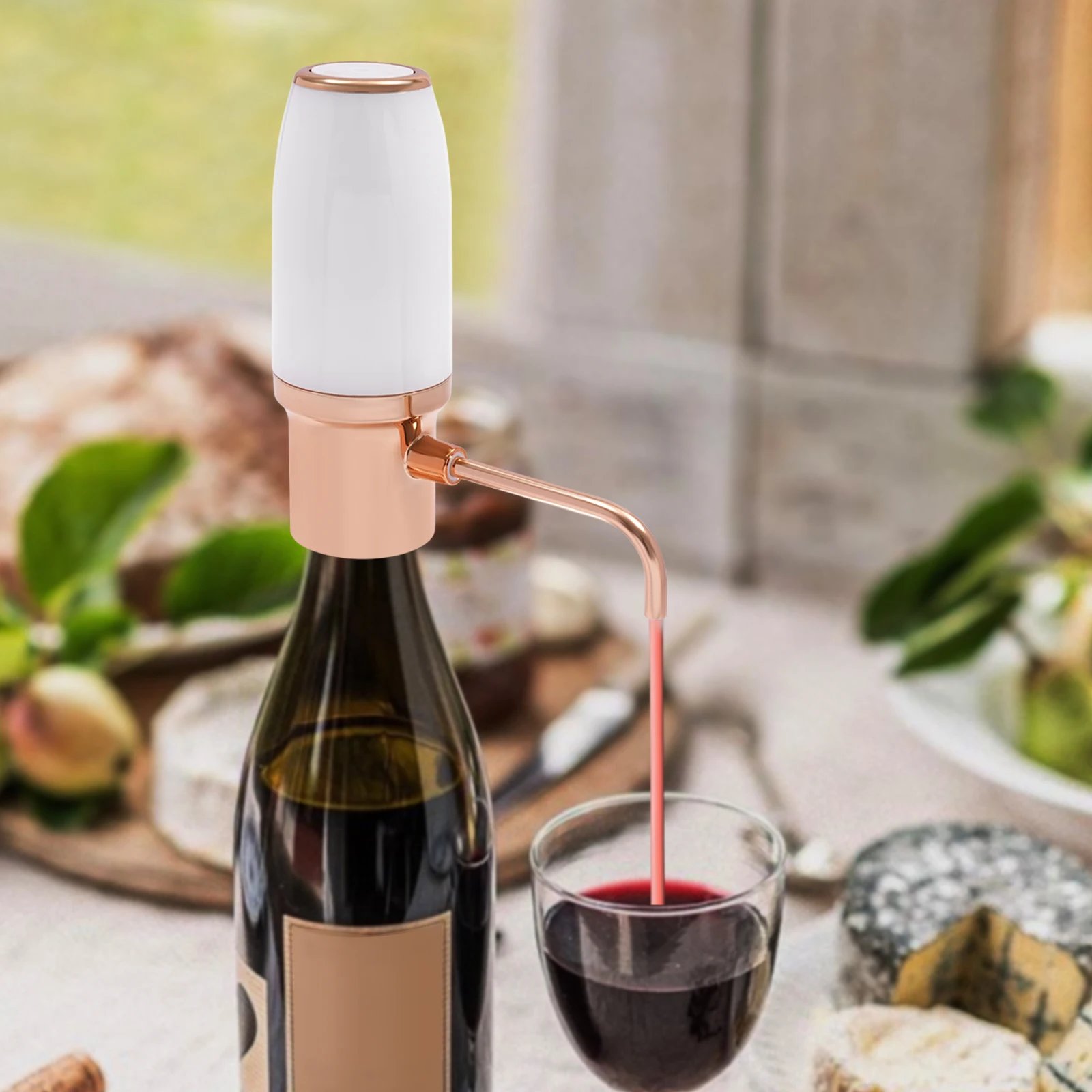 Portable Automatic Wine Dispenser Machine USB Charging 800mAh Li-Ion Battery Electric Wine Decanter and Wine Pourer