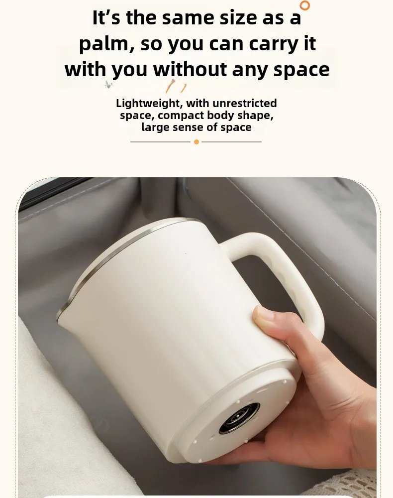 Travel Folding Kettle Outdoor Portable Small Folding Kettle 304 Stainless Steel Electric Kettle Boiler