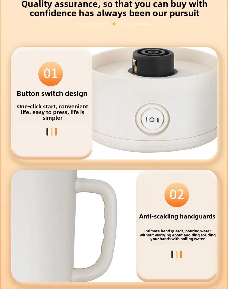 Travel Folding Kettle Outdoor Portable Small Folding Kettle 304 Stainless Steel Electric Kettle Boiler