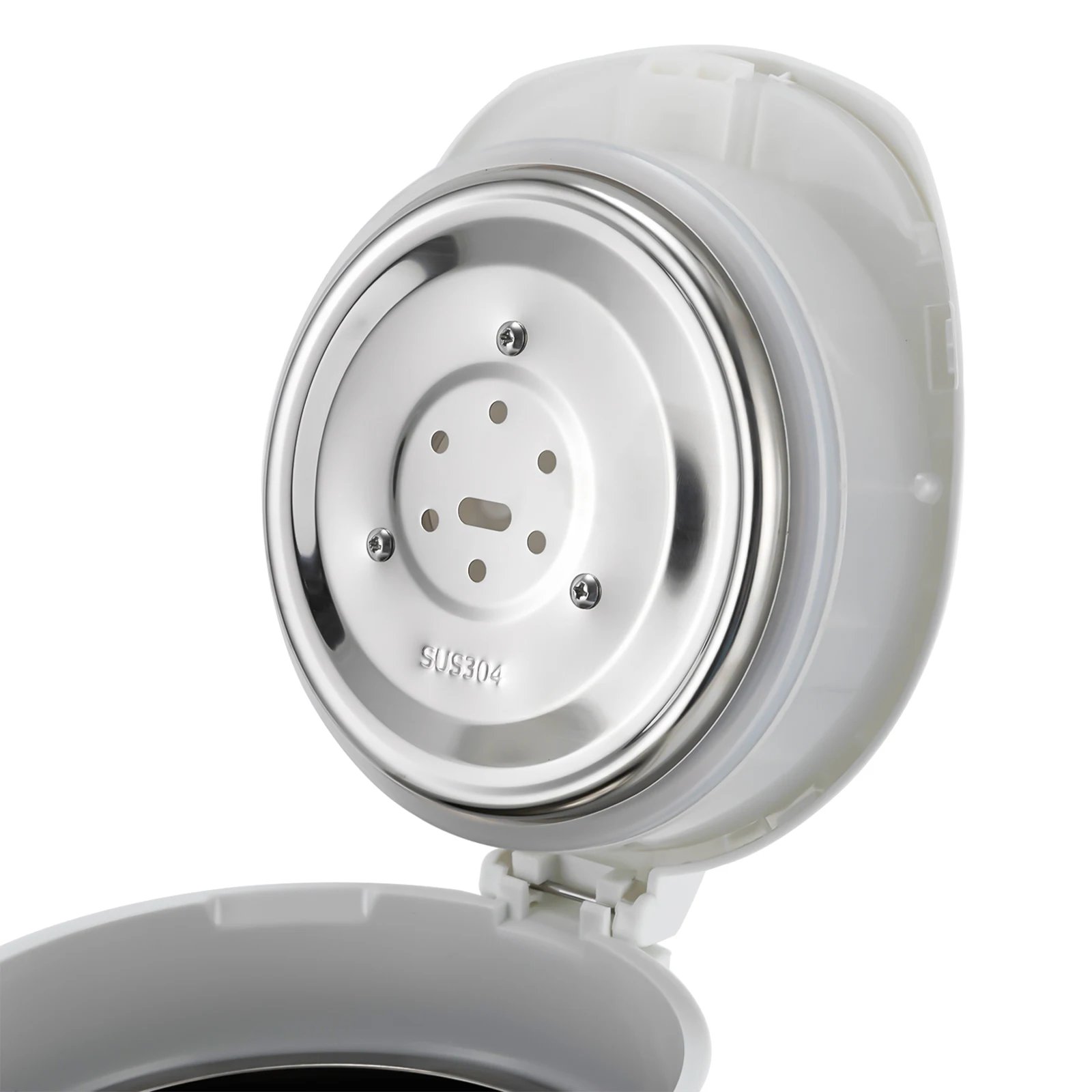 125Oz Electric Kettle, Stainless Steel, Smart Boil & Keep Warm Features, Compact, Portable for Home Use