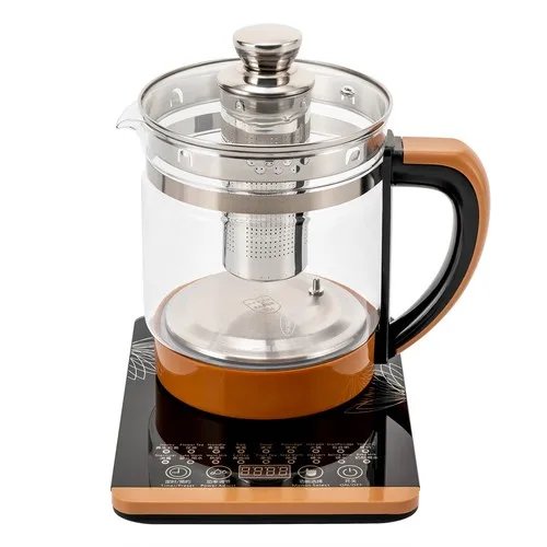 1.8L Electric Glass Tea Kettle - Multifunction Hot Water Boiler with Keep Warm & 6 Temp Settings, BPA-Free  glass teapot