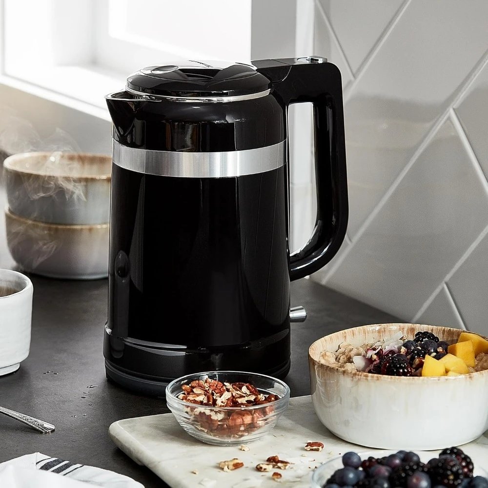 High quality-KEK1565OB 1.5 Liter Electric Kettle with Dual Wall Insulation,for multiple servings of tea, coffee and more.