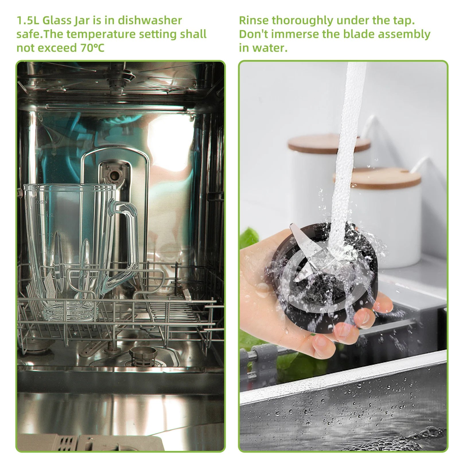 BioloMix 1300W Smoothie Maker with 1.5L Glass Jar Personal Blender for Frozen Fruit Drinks And Sauces BioloMix 1300W Smoothie Maker with 1.5L Glass Jar Personal Blender for Frozen Fruit Drinks And Sauces