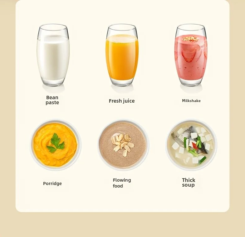 Soybean Milk Multi Functional Milk Maker with 50oz Large Capacity, and Automatic Cleaning Function Blenders