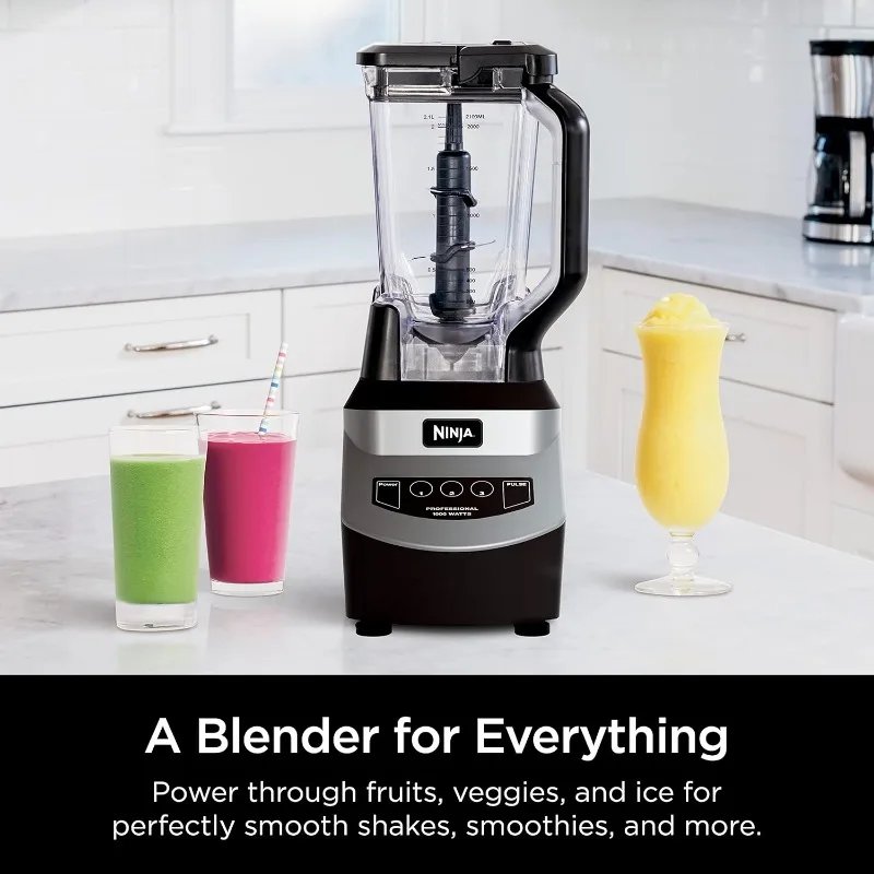Ninja Blender, For-Smoothies, Salsa, Shakes, Slush, and-Frozen Drinks, Blender, Pitcher, and-Lid,Blender for-Kitchen,Crushes Ice