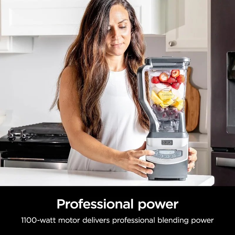 Ninja Blender, For-Smoothies, Salsa, Shakes, Slush, and-Frozen Drinks, Blender, Pitcher, and-Lid,Blender for-Kitchen,Crushes Ice