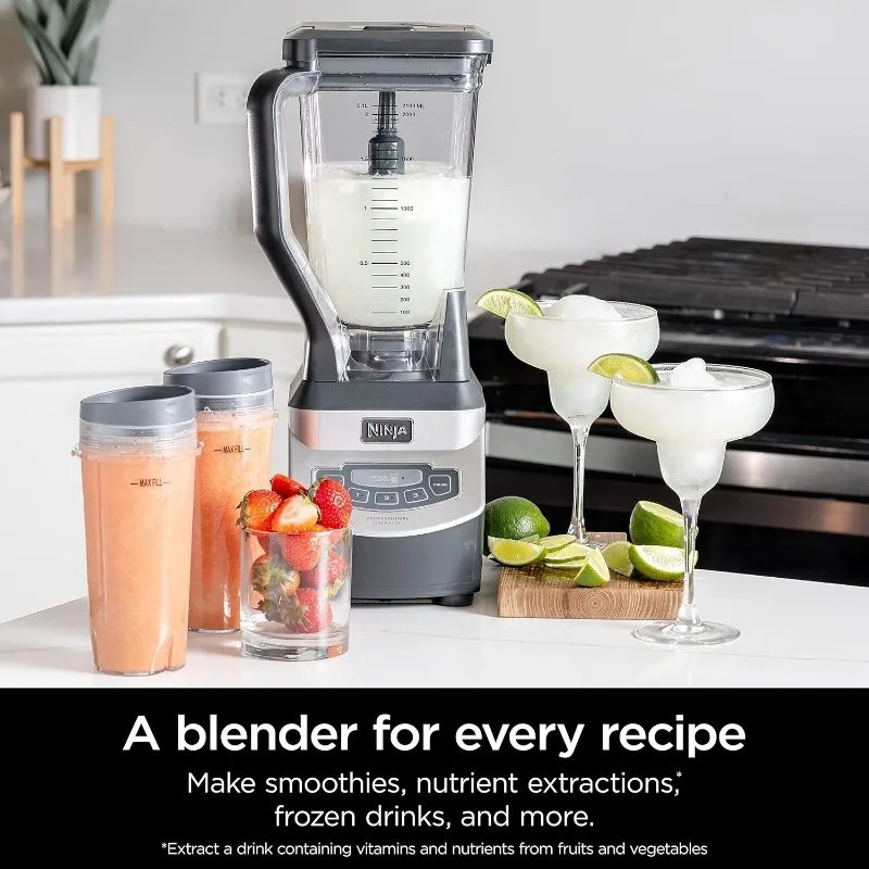 Ninja Blender, For-Smoothies, Salsa, Shakes, Slush, and-Frozen Drinks, Blender, Pitcher, and-Lid,Blender for-Kitchen,Crushes Ice