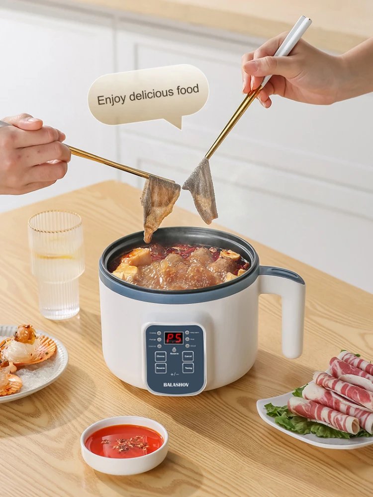 Electric Rice Cooker 110V/220V Multi cooker Single Double Layer Mini Non-Stick Smart Mechanical Hotpot for Kitchen and Home