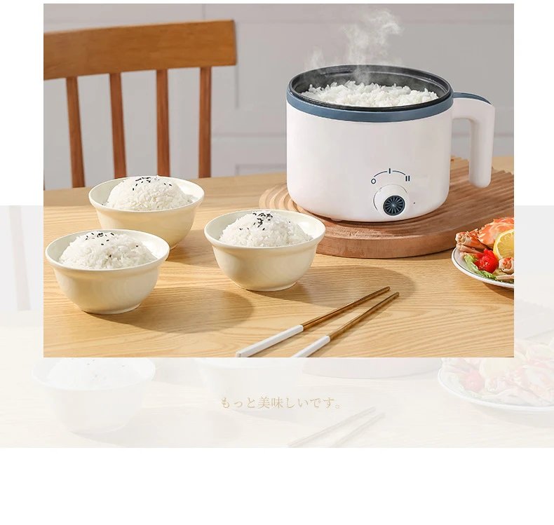 Electric Rice Cooker 110V/220V Multi cooker Single Double Layer Mini Non-Stick Smart Mechanical Hotpot for Kitchen and Home