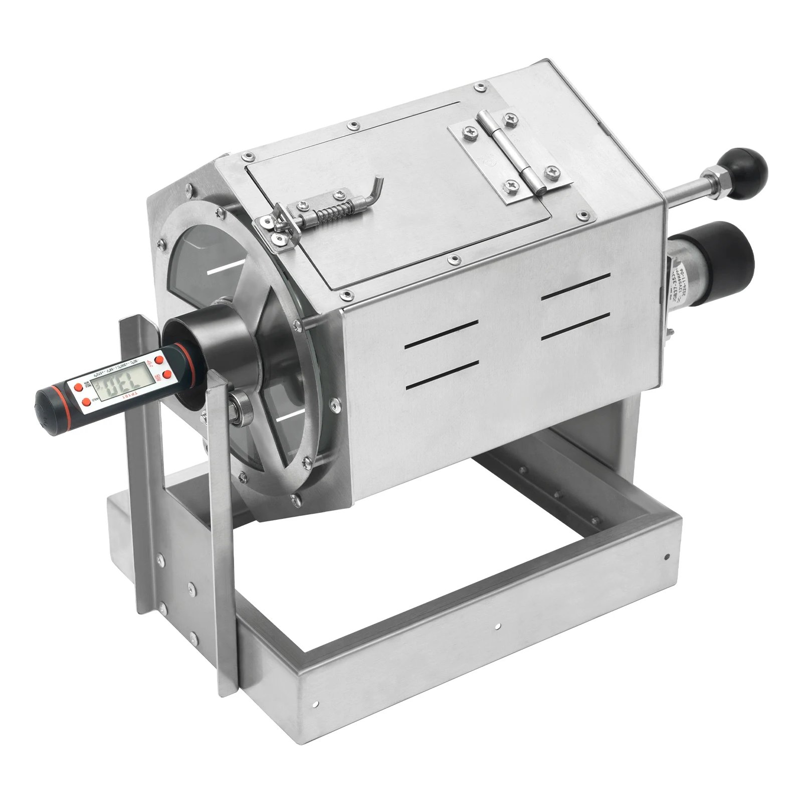 25W Coffee Bean Roaster Coffee Bean Baker Gas Burner Drum Type Coffee Roasting Machine