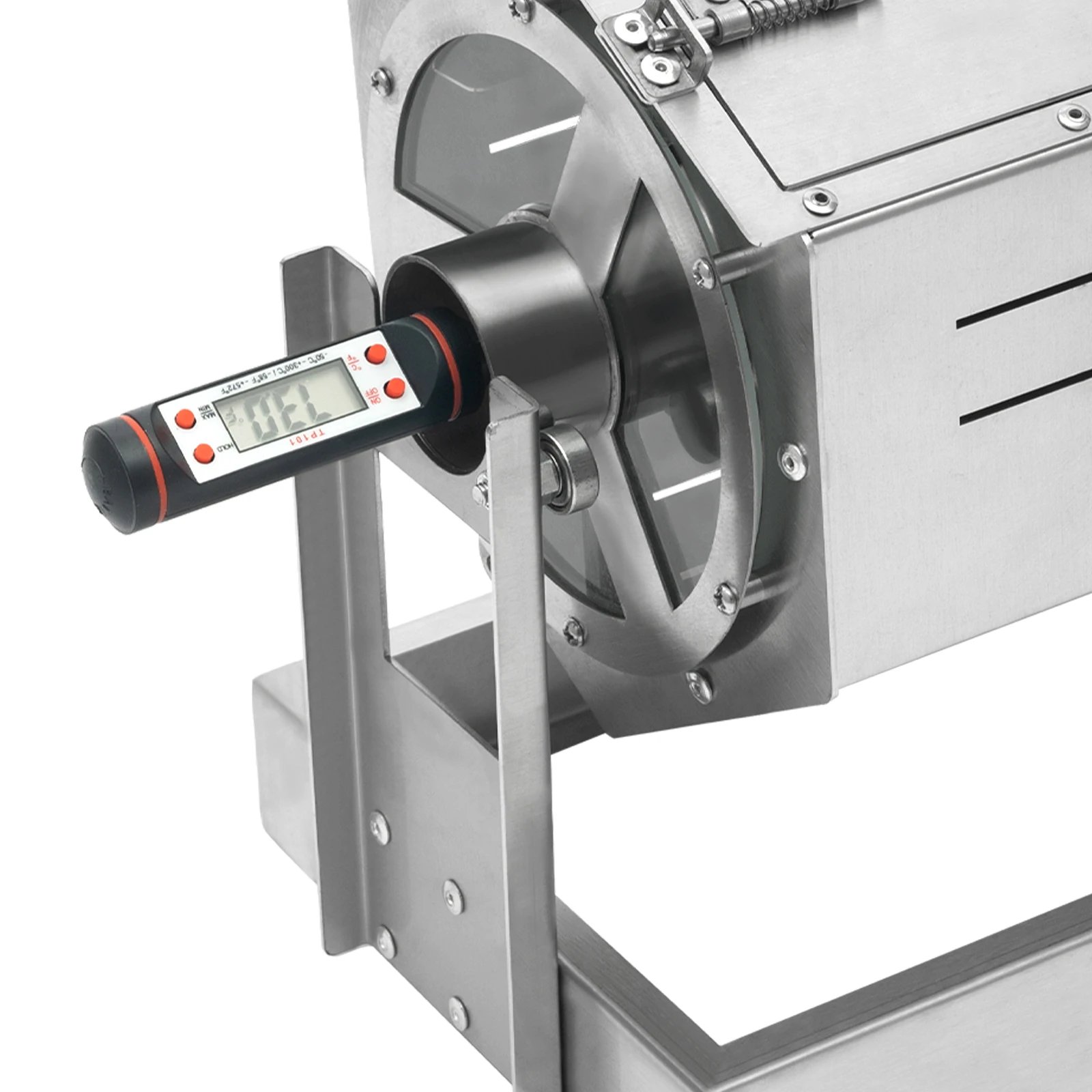 25W Coffee Bean Roaster Coffee Bean Baker Gas Burner Drum Type Coffee Roasting Machine