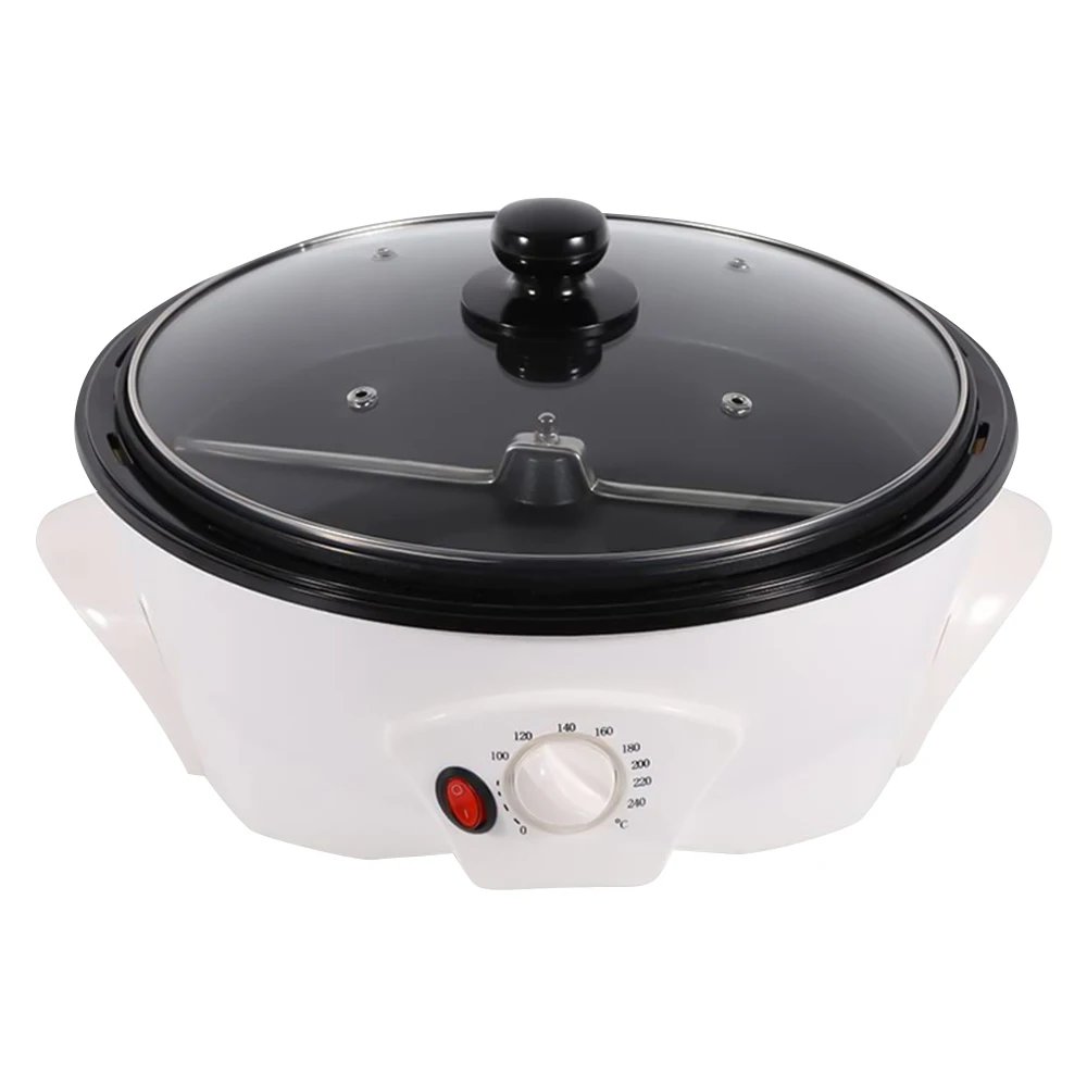 800w Coffee Roaster 110v Us Plug 1.1lbs Capacity 32-464℉ Pp Glass Non-Stick Suitable For Homes Coffee Shops Milk Tea Shops