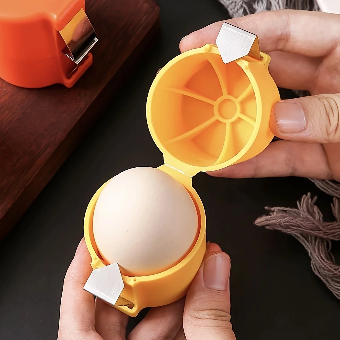 New Portable Egg Opening Machine Quick Egg Beater Kitchen Egg Sheller Kitchen Accessories