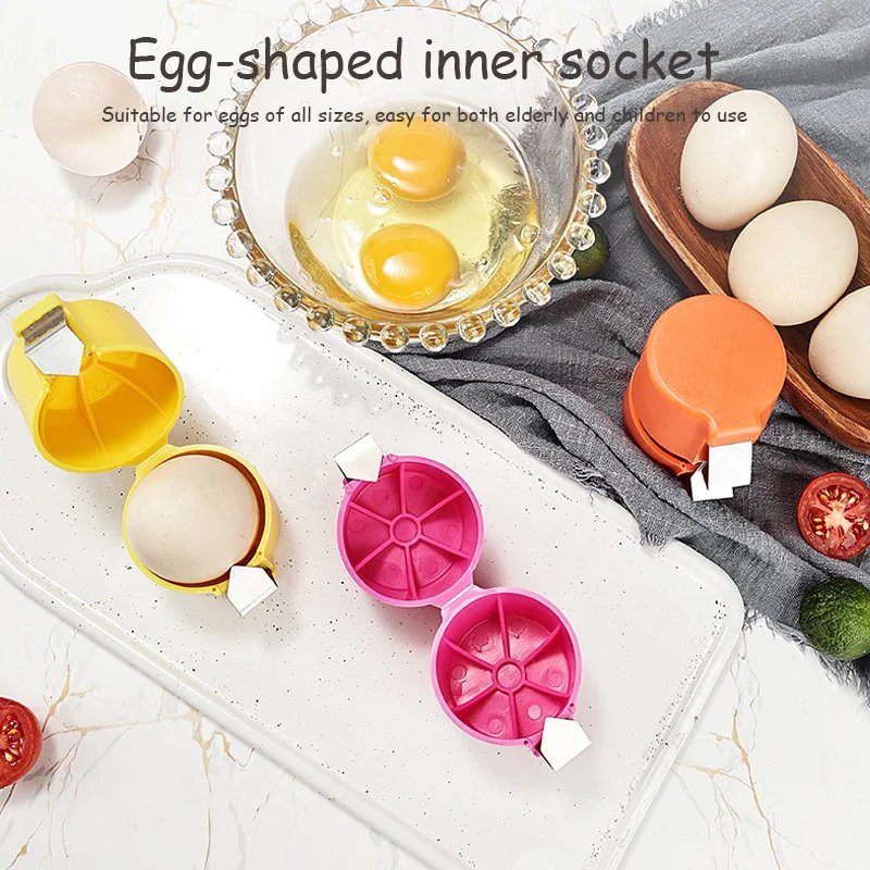 Egg Shell Opener,Egg Cracker Tool,Handheld Egg Opener for Hard Boiled Eggs, Stainless Steel Eggshell Breaker Egg Shell Cutter Egg Shell Opener,Egg Cracker Tool,Handheld Egg Opener for Hard Boiled Eggs, Stainless Steel Eggshell Breaker Egg Shell Cutter
