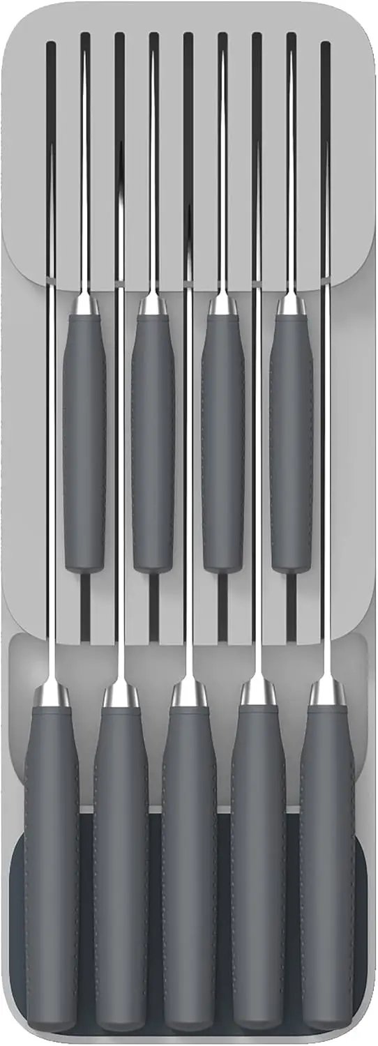Knife Organizer, holds up to 9 knives, Kitchen Organization & Drawer Storage &ndash; Compact