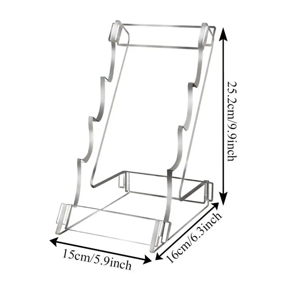 Acrylic Knives Stand Pocket Knives Holder With 3 Tier Knives Stand Display Rack Pocket Knives Storage Clear Heavy Duty For Knive