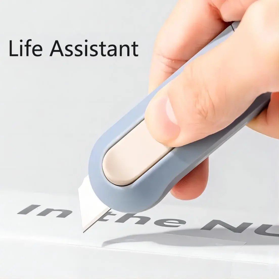 6 Boxes Portable Box Cutter, Retractable Multifunctional Cute Knife for Office, Home, Crafts, Carton, Cardboard, Paper, DIY