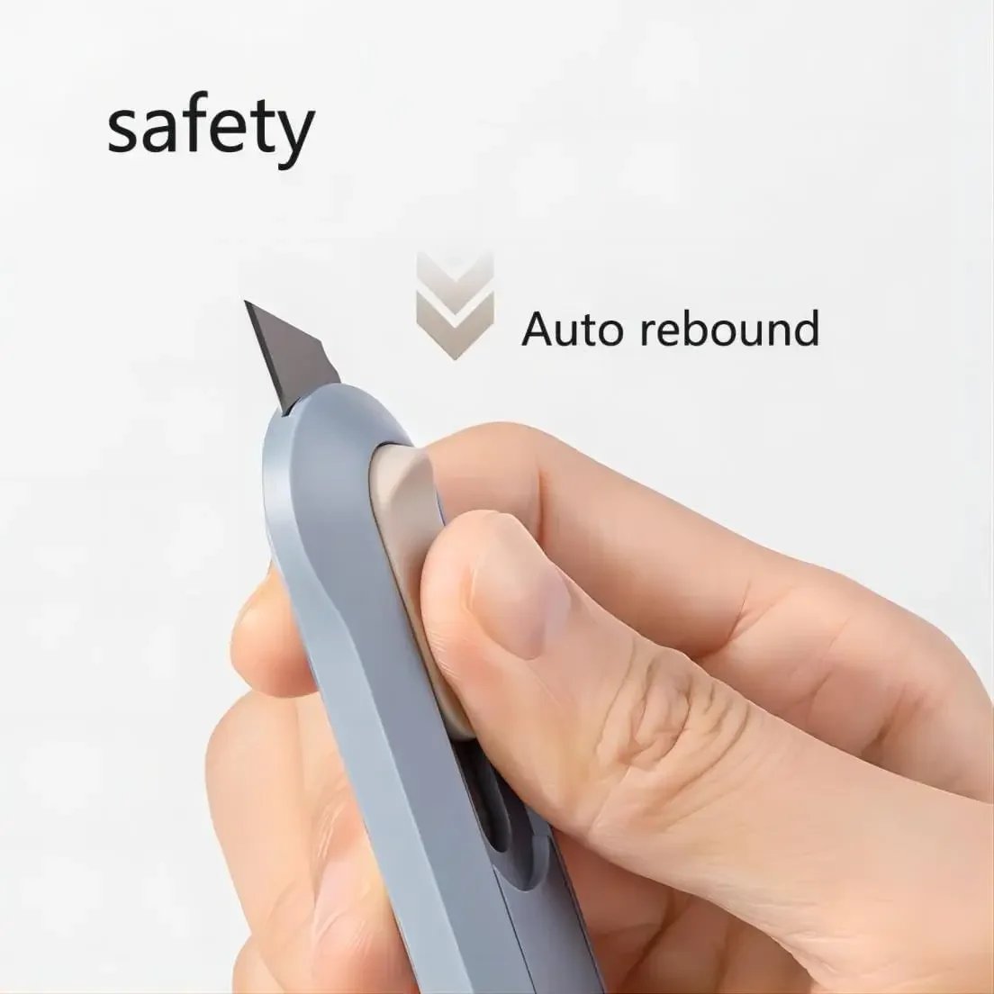 6 Boxes Portable Box Cutter, Retractable Multifunctional Cute Knife for Office, Home, Crafts, Carton, Cardboard, Paper, DIY