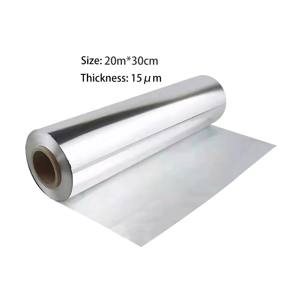 1 Pack Food Grade Disposable Tinfoil 12.2x1.65in Heavy Duty Aluminium Foil Foil Wrap for Burrito Hot Dog Or Sandwich