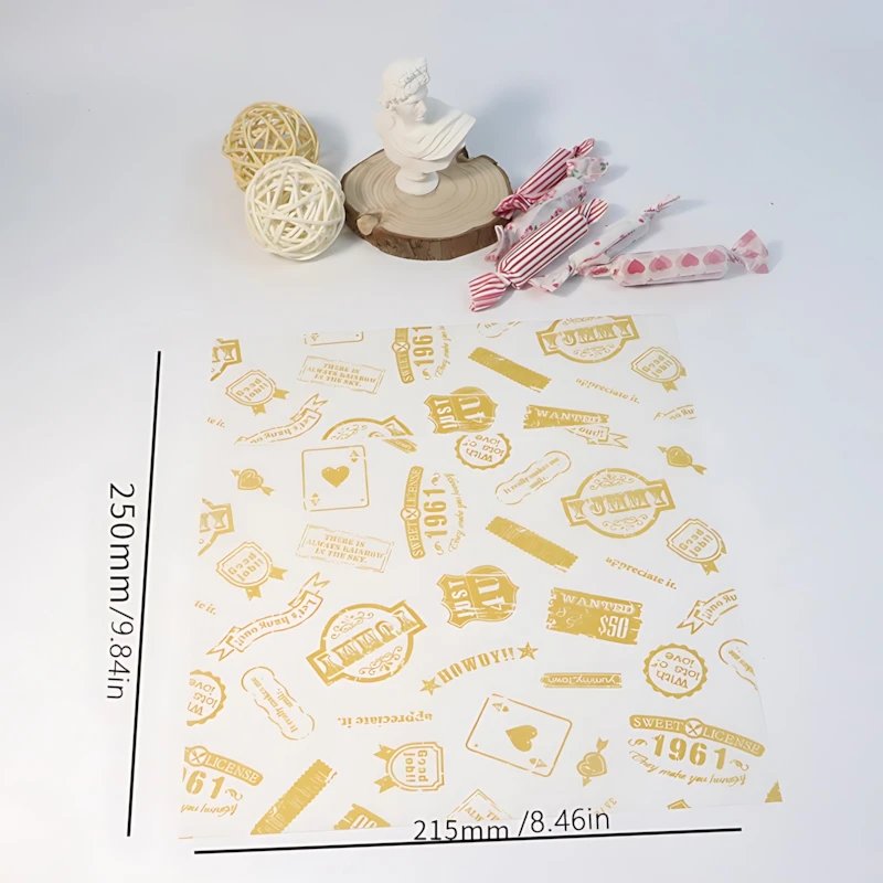 Pastry Pad Paper (Waxed) &ndash; Food Contact Safe, Oil-Proof, Freezer/Microwave Friendly for Bakeries