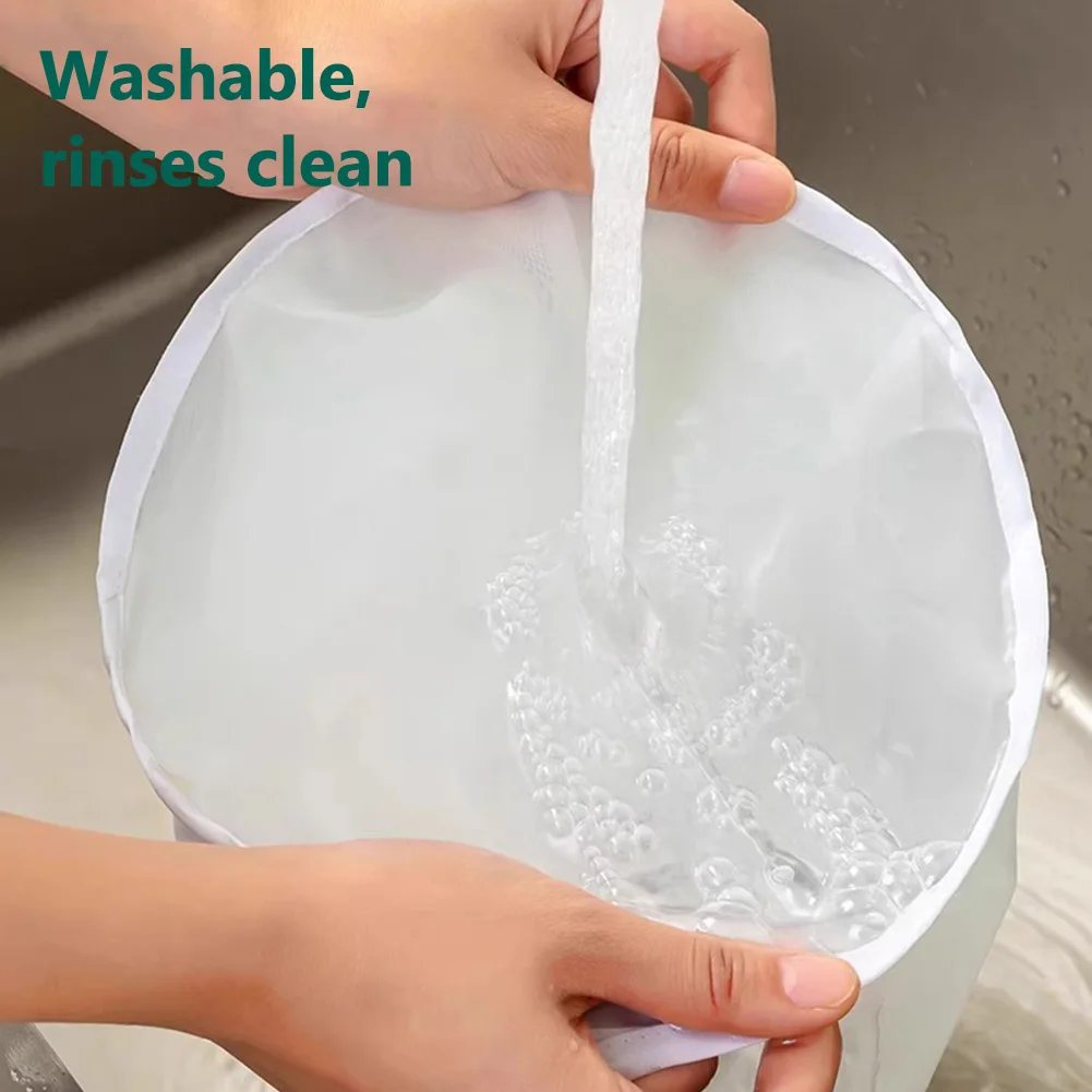 Soy Milk Bag Multi-Function Mesh Strainer Bag Fine Mesh Brew Filter Bag Food Strainer Bag for Straining Oat/Almond Milk