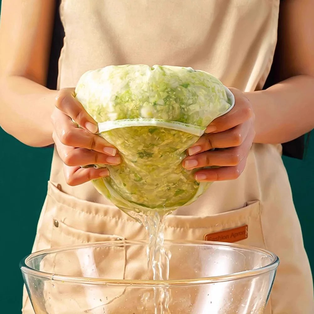 Soy Milk Bag Multi-Function Mesh Strainer Bag Fine Mesh Brew Filter Bag Food Strainer Bag for Straining Oat/Almond Milk