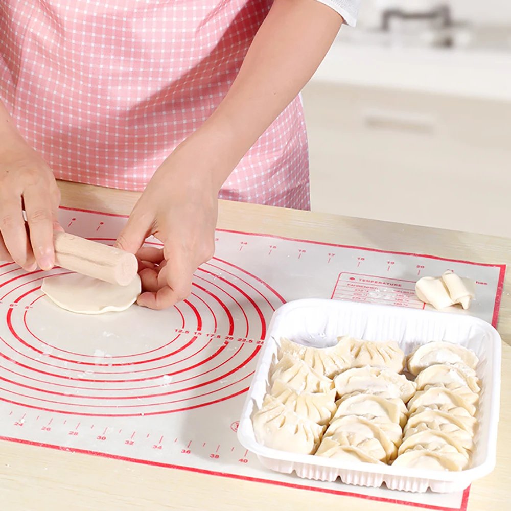 Oversize 60cm Silicone Kneading Pad Rolling Non-Stick Pastry Tools Crepes Pizza Dough Non-Stick Silicone Mat For Kitchen Cooking