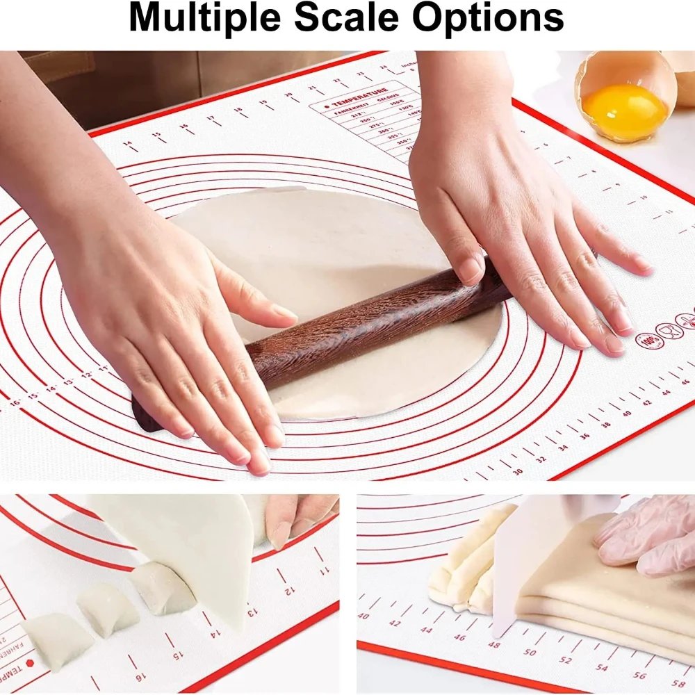 Silicone Macaron Baking Mat Non Stick Fondant Cookie Pad Oven Bakeware Sheets Liner Cakes Pastry Tools Rolling Dough Mats