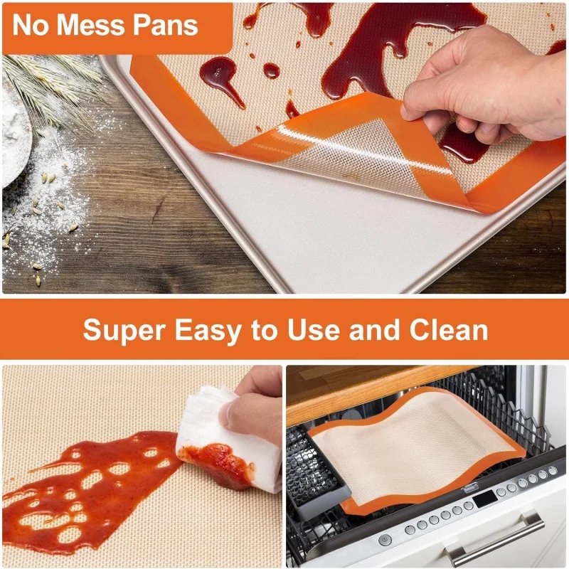 Silicone Macaron Baking Mat Non Stick Fondant Cookie Pad Oven Bakeware Sheets Liner Cakes Pastry Tools Rolling Dough Mats