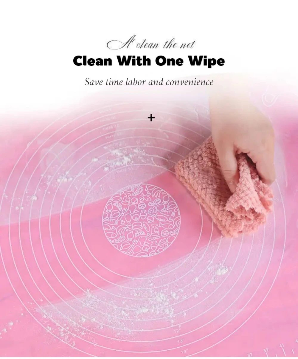 Silicone Baking Mat Pizza Dough Maker Pastry Kitchen Gadgets Cooking Tools Utensils Bakeware Kneading Accessories Lot /45*60cm