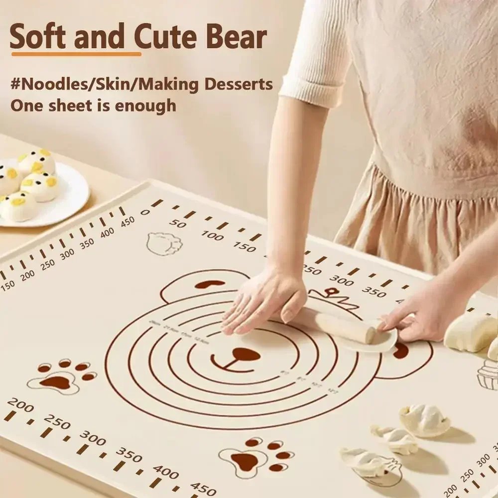 70*50cm Silicone Pad Baking Mat Sheet Kneading Dough Mat For Kitchen Rolling Dough Pizza Large Dough Non-Stick Maker Holder 70*50cm Silicone Pad Baking Mat Sheet Kneading Dough Mat For Kitchen Rolling Dough Pizza Large Dough Non-Stick Maker Holder