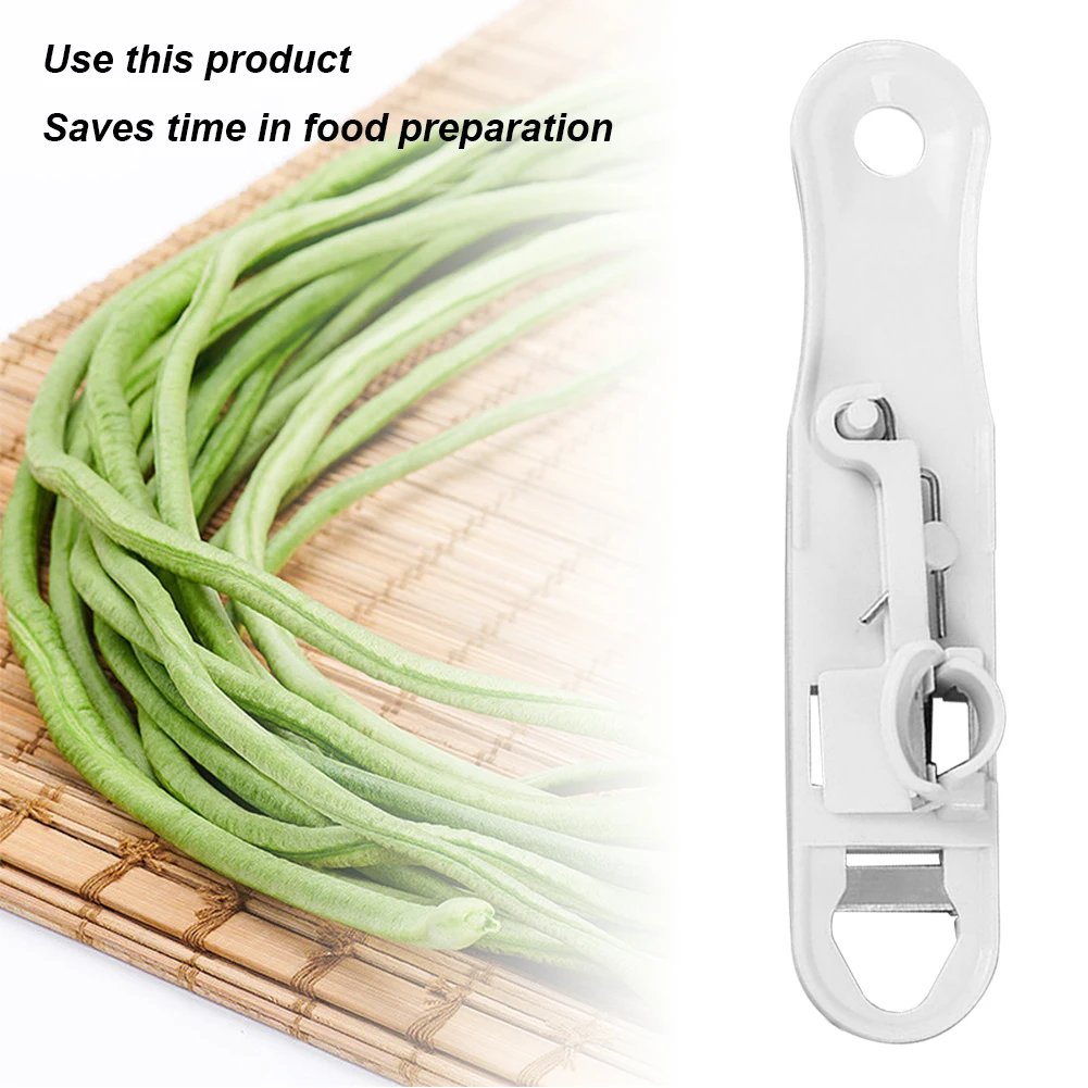 Long Cutter Stringer Remover French Style Green Beans String Beans Slicer Green Runner Bean Vegetable Slicer for Home Kitchen