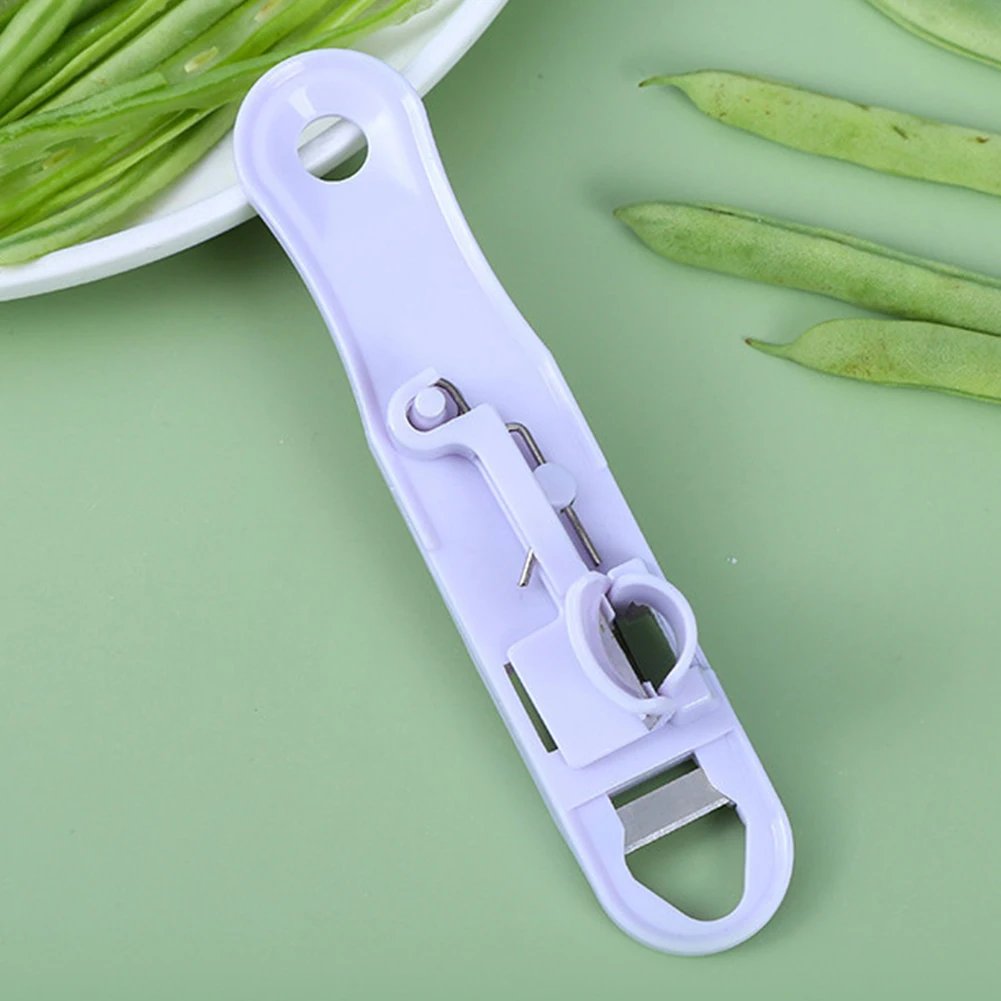 Long Cutter Stringer Remover French Style Green Beans String Beans Slicer Green Runner Bean Vegetable Slicer for Home Kitchen