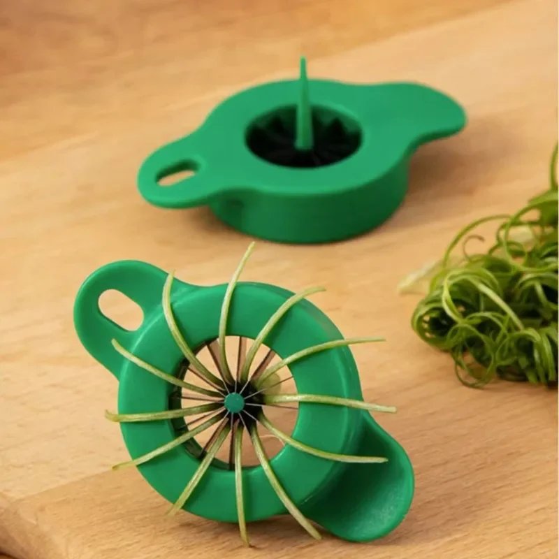 New Green Onion Easy Slicer Shredder Plum Blossom Cut Green Onion Wire Drawing Superfine Vegetable Shredder Kitchen Accessories