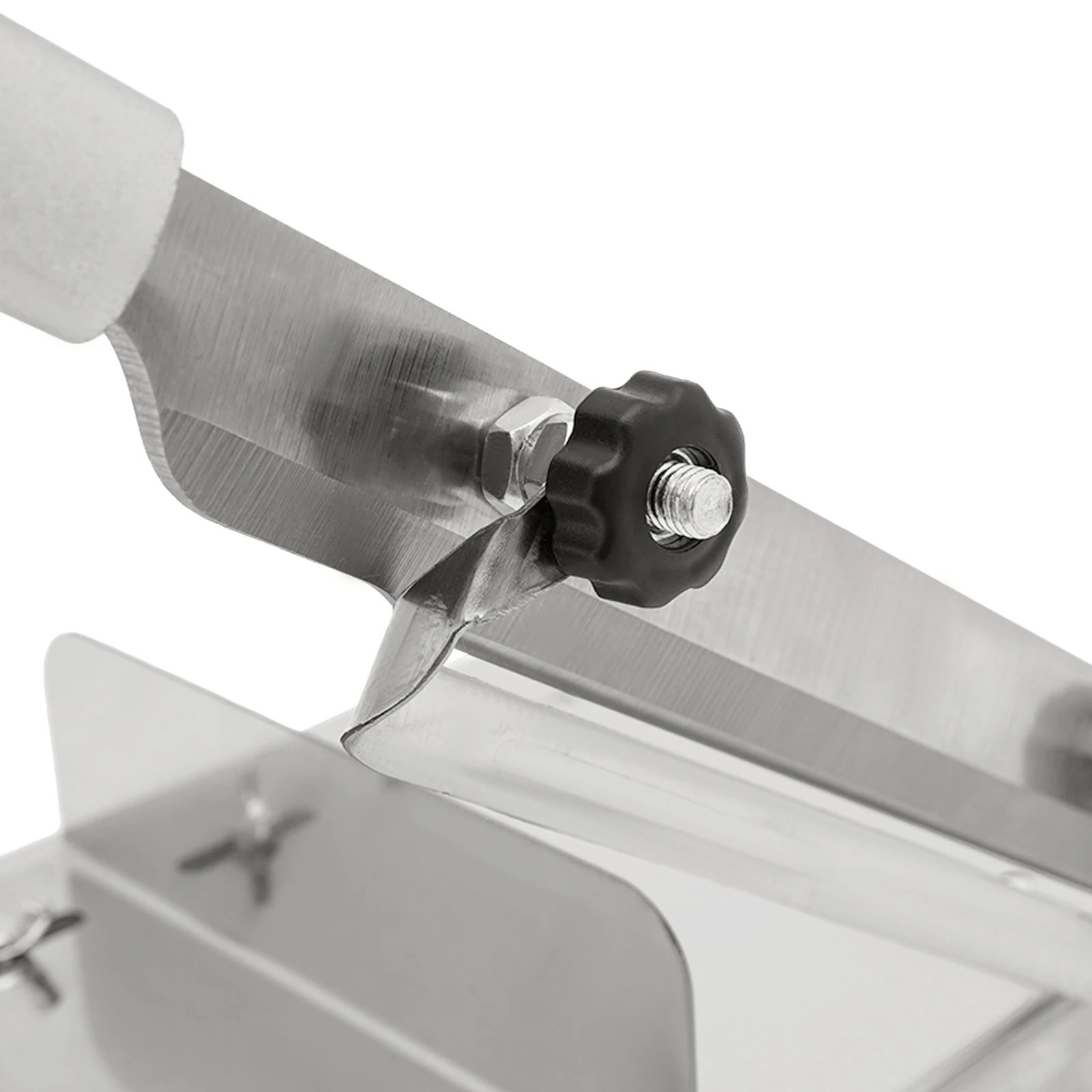 Manual Frozen Meat Slicer with 0.3-8mm Adjustable Thickness, 430 Stainless Steel Non-Slip for Home Restaurant Cutting Manual Frozen Meat Slicer with 0.3-8mm Adjustable Thickness, 430 Stainless Steel Non-Slip for Home Restaurant Cutting