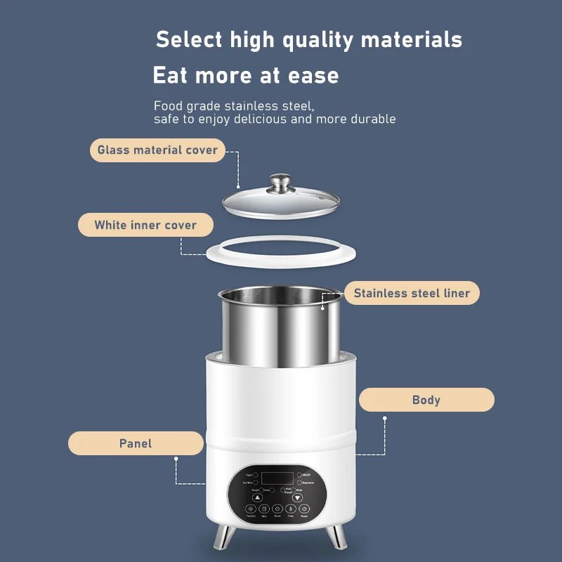 3.5L 8L 12L Stainless Steel Yogurt Maker Milk And Yogurt Fermentation Machine 3.5L 8L 12L Stainless Steel Yogurt Maker Milk And Yogurt Fermentation Machine