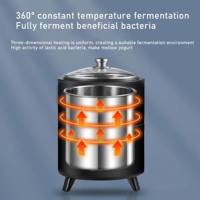 3.5L 8L 12L Stainless Steel Yogurt Maker Milk And Yogurt Fermentation Machine 3.5L 8L 12L Stainless Steel Yogurt Maker Milk And Yogurt Fermentation Machine