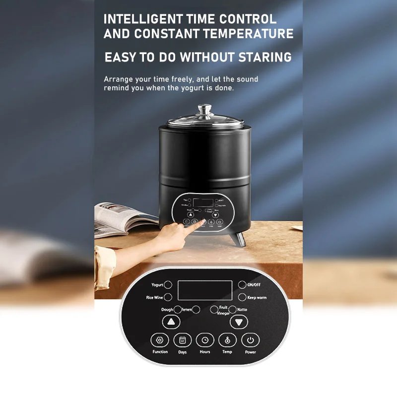 3.5L 8L 12L Stainless Steel Yogurt Maker Milk And Yogurt Fermentation Machine 3.5L 8L 12L Stainless Steel Yogurt Maker Milk And Yogurt Fermentation Machine