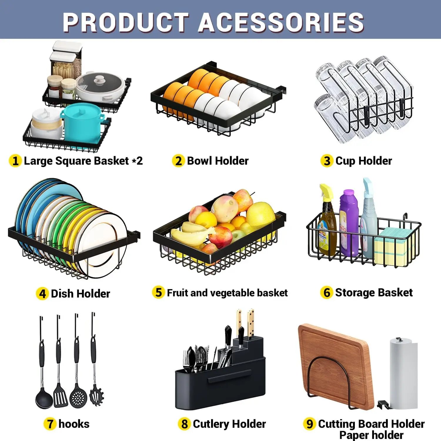 Over The Sink Dish Drying Rack (Expandable Height and Length) Snap-On Design 2 Tier Large Dish Rack Stainless Steel