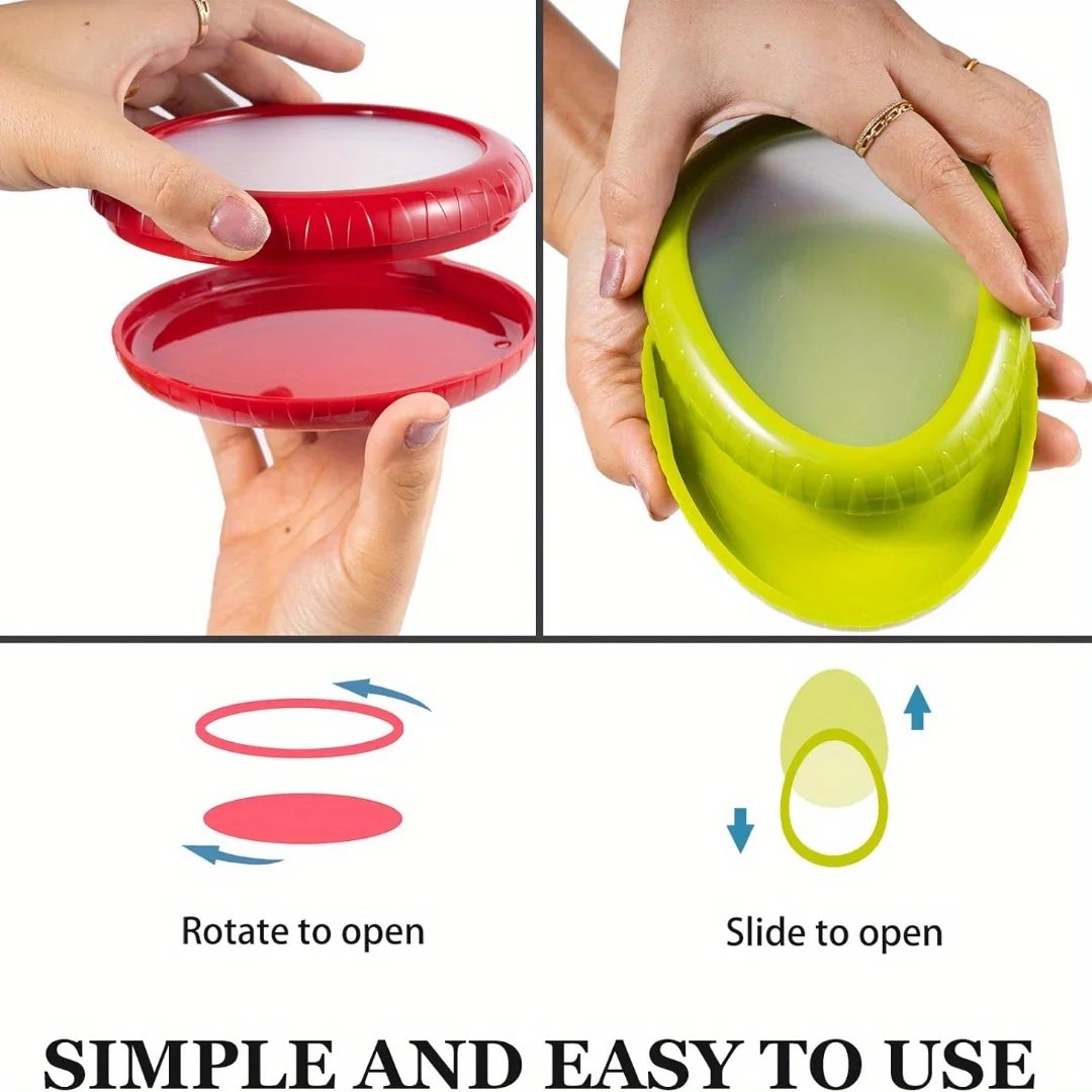 4Pcs Onion Storage Avocado Saver Holder, Silicone Fruit Storage Box, Lemons Garlic Tomato Peper Storage Containers, Avocado Save
