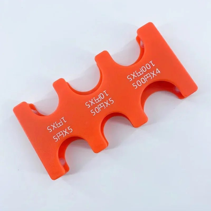 Mini Portable Coin Organizer, Portable Plastic Coin Holder, Multi-Slot Japanese & Korean Currency Storage, Money Management